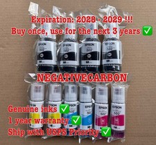 10 x Genuine Epson 502 Ink Bottle for ET-2700 ET-2750 ET-3700 ET-3750 picture