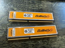 Total 16GB (2x8GB) Crucial Ballistix Desktop Ram 1600MHZ  BL12864BN1608 w/heatsi picture