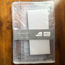 Clear Rigid Plastic Shell Case for Apple MacBook Neo 13 A3404 Scratch-Resist picture