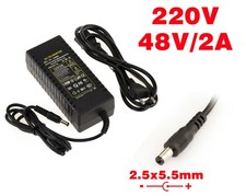 External Power Supply - 220V to 48V 2A - Tip 2.5 x 5.5mm picture