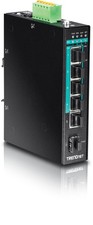 TRENDnet 6-Port Hardened Industrial Gigabit Poe+ Layer 2 6-Port, Black picture
