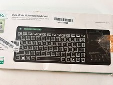 Rii Dual Mode RT518S Wireless and Bluetooth Multimedia Keyboard picture