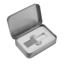 Crystal USB Flash Drive 64GB Gift Box Pen Drive 32GB Free Logo Thumb U Disk 16GB picture