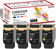 Toner Cartridge 4-Pack Compatible with Xerox C320 C325 (006R04820-006R04823) picture