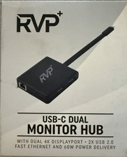 USB C Docking Station Dual Monitor Display Port. RVP-601 picture