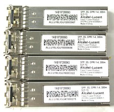 Lot of 4 Alcatel-Lucent 1AB187280063 3GB CPRI 1-4, 300m SFP Transceiver picture