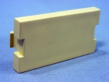 Leviton Ivory MOS 1-Unit High Blank Wallplate Snap-In Insert Module 41291-1BI picture