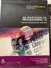 Atari 400/800/XE/XT An Invitation To Programming Cassette Tape In Box CX-4101  picture