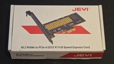 JEYI M.2 NVME SSD to PCIe 4.0/3.0 PCIE x1 Adapter Card for Desktop PC New picture