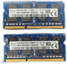SK HYNIX 16GB DDR3L SO-DIMM PC3-12800 Laptop RAM (2X8GB) picture