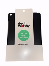 iPad 10.2 in (9th Gen) Case - dealworthy Black New With Tag picture