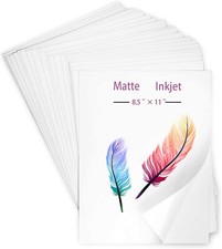Waterproof Printable Vinyl Sticker Paper for Inkjet Laser Printer 8.5