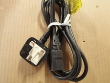 British UK 6 ft IEC Detachable AC Computer Audio Electronic Machine Power Cord picture