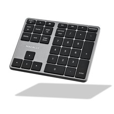 Macally Bluetooth Number Pad Wireless Numeric Keypad for Mac PC Laptop Space picture