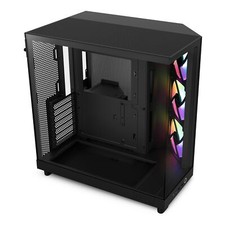 NZXT H6 Flow RGB Mid-Tower Airflow Case with 3 RGB Fans, Panoramic Glass Pane... picture