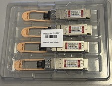 New Lot of (4) FS QSFP28-SR4-100G 100G QSFP28 850nm 100m Compatible Transceiver picture