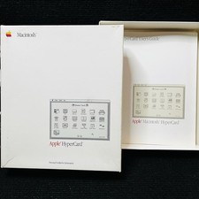 VTG  Historical APPLE HyperCard Software Macintosh M0556 Guide Manual & Box Only picture