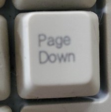 Page Down Key Only For Micro Innovations Keyboard Replacement Part One Piece picture