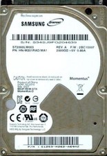 ST2000LM003,  HN-M201RAD/MA1,  F/W 2BC10007  SAMSUNG SATA 2TB picture