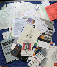 Huge lot of vintage computer brochures, price lists, etc.; mostly Mac picture