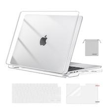 MOSISO Compatible with MacBook Air 13 inch Case M5 2026 M4 2025 Crystal Clear picture