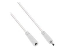 InLine Extension Cable DC 3.5 x 1.35mm AWG 18 White 3m 26903H picture