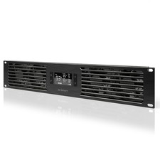 AC Infinity CLOUDPLATE T7, Rack Mount Fan Panel 2U, Exhaust Black picture