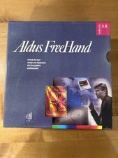 Aldus FreeHand 3.0 Apple Macintosh 1991 Vintage Software 4 Floppy Disks Box picture
