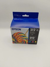 Genuine Epson 212XL Black & 212 Yellow Magenta Cyan T212XL-BCS picture