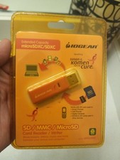  Iogear GFR204SDP Flash Card MicroSD/SD/MMC Reader/Writer USB NEW picture