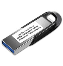 64GB USB 3-in-1 MacOS Silicon bootable Installer repair recovery tech support picture