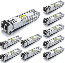10-PACK 1000Base-SX, For Cisco GLC-SX-MMD Transceiver, 1.25G SFP Multimode  550m picture