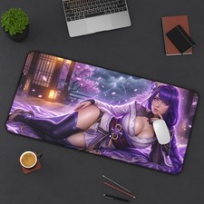 Genshin Impact Mouse Pad, Raiden Shogun Desk Mat, XXL picture