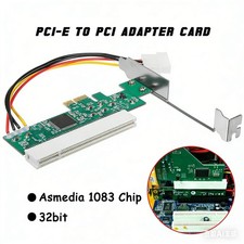 PCI-e PCI Express to PCI Adapter Card Riser Extender Converter 32bit Asmedia1083 picture