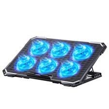 ICE COOREL Laptop Cooling Pad with 6 Fans, 6 Blue  picture