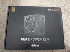 be quiet Pure Power 12 M 650W 80 Plus Gold ATX Modular PSU BN343 picture