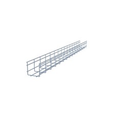 NavePoint Electro Zinc Plated Wire Mesh Cable Tray, 3.94
