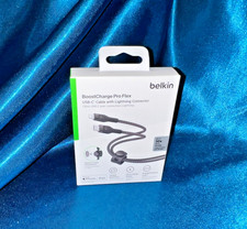 Belkin Boost Up Charge PRO Flex USB-C Cable with Lightning - CAA011bt2MBK picture