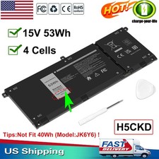 ✅H5CKD Battery For Dell Latitude 3410 3510 Inspiron 5300 5408 5508 5509 53Wh 15V picture
