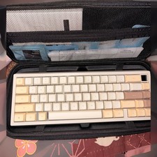 ZOOM65 V3 Custom Keyboard Milk Tea Gold Weight Mochi Switch Dalgona Keycaps picture