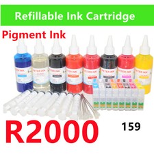 Empty Refillable Ink Cartridge kit for Stylus Photo R2000 Printer T159 159 ARC* picture