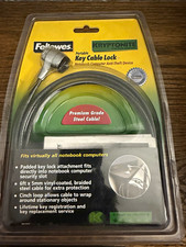 Fellowes Kryptonite Key Cable Laptop Lock Anti-Theft 6 ft Steel Cable 69319 picture