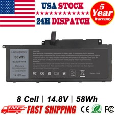 F7HVR 58Wh Battery For Inspiron 15 7537 17 7737 Series 062VNH Y1FGD G4YJM T2T3J picture