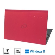 FUJITSU U939/A Red Core i5-8365U 128GB SSD Windows 11 Laptop Office Japan picture
