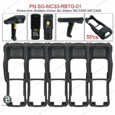 5Pcs Protective Rubber Cover for Zebra MC3300 MC330K Scanner PN:SG-MC33-RBTG-01 picture