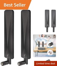 High-Gain 9dBi 4G LTE SMA Male Antenna, 2-Pack for Robust Connectivity Solutions picture