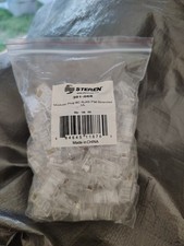 Steren Modular 8x8 Flat/Stranded Ethernet RJ45 Plug 301-068 NEW Bag of 100 picture