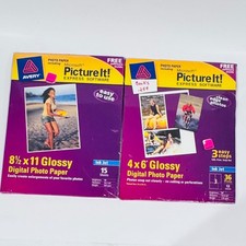 (2) New Sealed Avery Glossy Photo Paper 8.5