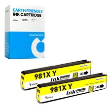 2-Pack OSI Compatible 981X Yellow Ink fits HP PageWide Enterprise Color 556xh picture
