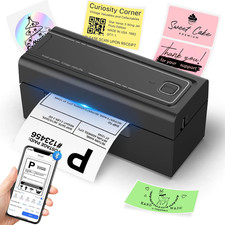 Bluetooth Thermal Shipping Label Printer, Wireless 4X6 Shipping Label Printer, C picture